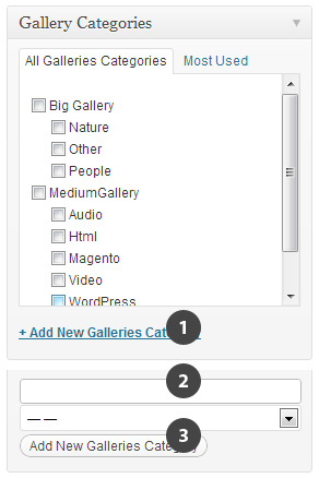 categories
